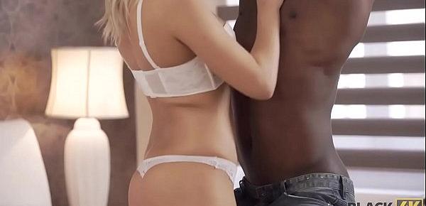  BLACK4K. White lassie is happy to spend sexy time with black friend